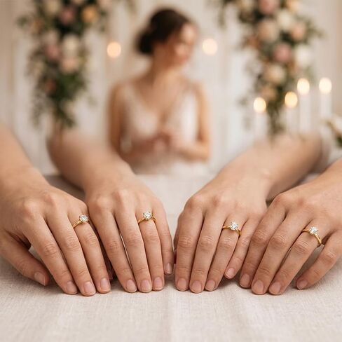Yolev 72pcs Fake Rings Gold Diamond Fake Engagement Wedding Rings Bridal Shower Game Ring Adjustable Diamond Ring for Wedding Table Decorations Party Favors Cupcake Toppers in Kuwait