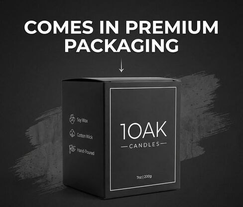 شموع معطرة 1OAK للرجال - شموع خشب الصندل - شمعة رجالية للمنزل - شمعة رجالية - قسط طويل الاشتعال - شمع الصويا in Kuwait