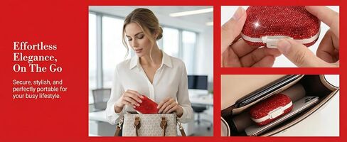 صندوق حبوب منع الحمل الماسي لمدة 7 أيام منظم أسبوعيًا هدية سفر مقاومة للماء in Kuwait