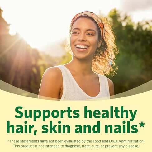 Spring Valley Biotin 5000 mcg 240 Count, Dietary Supplement for Hair Skin Nails, Hair Vitamins for Hair Loss for Women Set with Basket Goods Store in Saudi Arabia