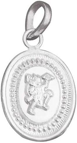 Lord Hanuman Flying Pose Designer Pendant in 925 Silver – Unisex Locket for Strength, Devotion & Blessings – Wearable with Thread or Chain – Ideal Gift for Children & Elders – Lightweight 1.3g – Size 23x16mm – Divine Jewelry for Daily Protection & Charm in Saudi Arabia