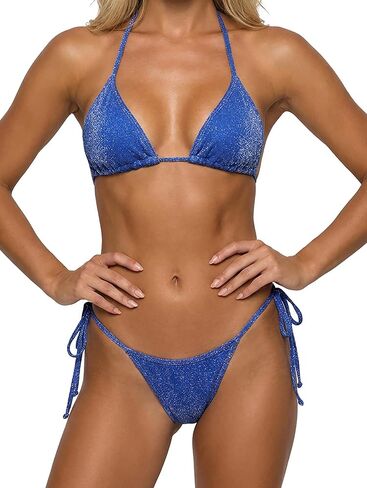 Bikini Sets Women Thongs Cheeky Two Piece Swimsuit Sexy Swimwear Triangle Cute Bathing Suit String in Saudi Arabia