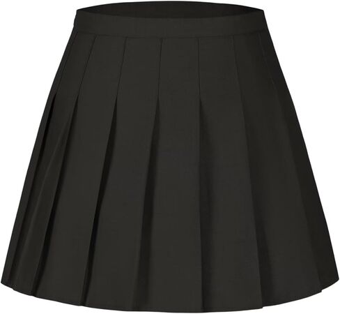 Girls Mini Pleated Skirt Uniform Skirts for Girl High Waisted Skorts with Shorts Casual Sports Plaid Skort in Saudi Arabia