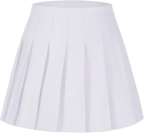 Girls Mini Pleated Skirt Uniform Skirts for Girl High Waisted Skorts with Shorts Casual Sports Plaid Skort in Saudi Arabia