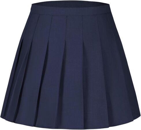 Girls Mini Pleated Skirt Uniform Skirts for Girl High Waisted Skorts with Shorts Casual Sports Plaid Skort in Saudi Arabia