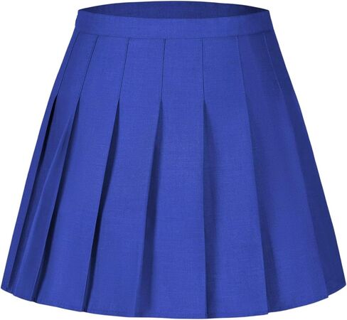 Girls Mini Pleated Skirt Uniform Skirts for Girl High Waisted Skorts with Shorts Casual Sports Plaid Skort in Saudi Arabia