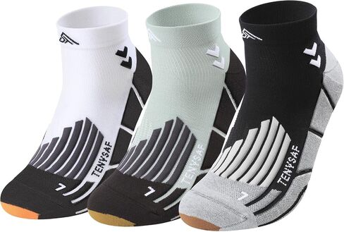 Mens Compression Socks for Running: Anti-Blister Ankle Socks 3 Pairs Athletic Socks for Runners Outdoor Hiking 2026 in Saudi Arabia