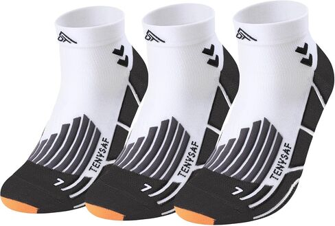Mens Compression Socks for Running: Anti-Blister Ankle Socks 3 Pairs Athletic Socks for Runners Outdoor Hiking 2026 in Saudi Arabia