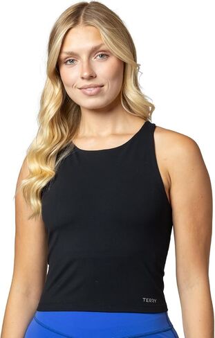 Terry Adapt Bike Tank Top for Women Cycling Jersey with Built in Bra | Sleeveless Racerback Style | Athletic Fit in Kuwait