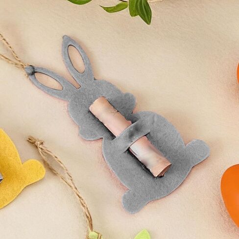 RIZGHWOY Easter Bunny Money Holders, Felt Cash Pouches for Bills, Easter Gifts for Kids Adults Classroom Party Favors in Kuwait