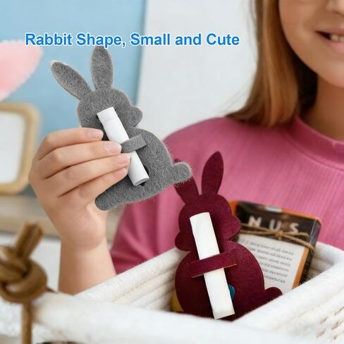 RIZGHWOY Easter Bunny Money Holders, Felt Cash Pouches for Bills, Easter Gifts for Kids Adults Classroom Party Favors in Kuwait