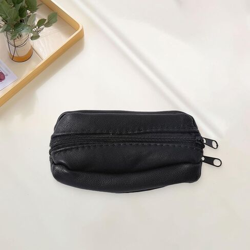 Car Key Case Wallet with Loop Hook, PU Leather Keychain Organizer for Men & Women, Multifunctional Mini Purse for Keys, Cards, Coins (4.33x2.56x2.36 inch) in Saudi Arabia