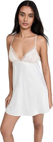 Flora Nikrooz Women's Sydney Charmeuse Tank, Ivory, M (Q81256) in Kuwait