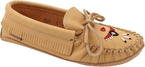Laurentian Chief Women's Beaded Earthing Moccasins in Saudi Arabia