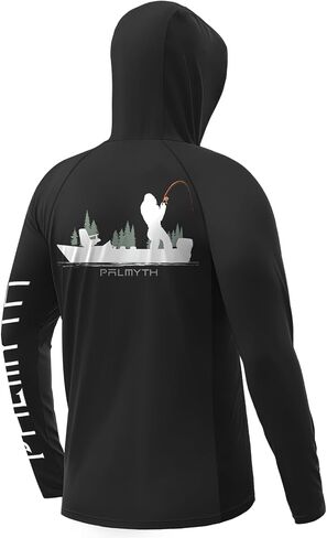 Palmyth Fishing Shirts for Men Long Sleeve Sun Protection Fishing Hoodie UPF 50+ Shirt Neck Gaiter in Saudi Arabia