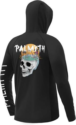 Palmyth Fishing Shirts for Men Long Sleeve Sun Protection Fishing Hoodie UPF 50+ Shirt Neck Gaiter in Saudi Arabia