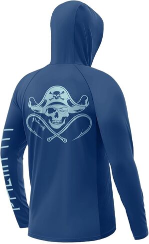 Palmyth Fishing Shirts for Men Long Sleeve Sun Protection Fishing Hoodie UPF 50+ Shirt Neck Gaiter in Saudi Arabia