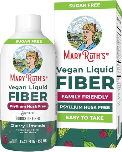 MARYRUTH'S Liquid Fiber for Ages 1+ | Up to 7g FiberSMART Tapioca Fiber Excellent Source | Baobab Fruit | Psyllium Husk Free | Vegan | Gluten Free | No Added Sugar | 15.22 oz in Saudi Arabia