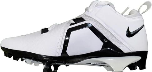 حذاء كرة القدم Nike Alpha Menace Pro 3 Mid للرجال باللون الأبيض والأسود CT6649-100 مقاس 14.5 متوسط ​​أمريكي in Kuwait
