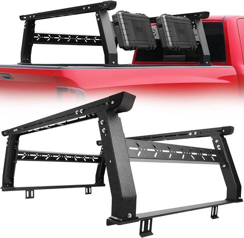 Adjustable Truck Bed Rack for Most Truck, Overland Bed Rack Compatible with Ford/Tundra/Tacoma/Dodge/Chevy/Nissan, Ladder Rack for Without Tonneau Bed Cover. in Saudi Arabia