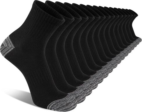 eallco 9 Pairs Mens Ankle Socks Quarter Thin Half Mini Crew Casual Socks for Men in Saudi Arabia