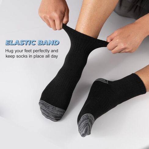 eallco 9 Pairs Mens Ankle Socks Quarter Thin Half Mini Crew Casual Socks for Men in Saudi Arabia