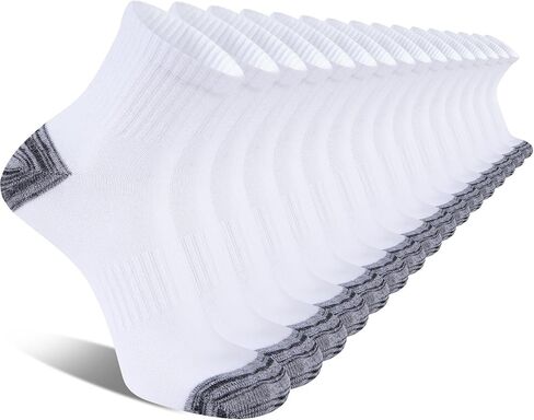 eallco 9 Pairs Mens Ankle Socks Quarter Thin Half Mini Crew Casual Socks for Men in Saudi Arabia