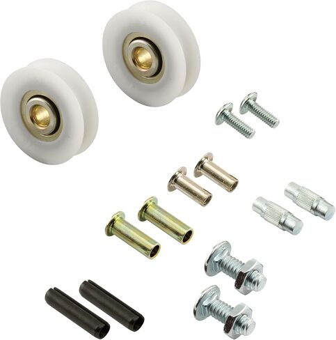 Prime-Line D 1798 1-1/4 In. Nylon Ball Bearing, Sliding Door Roller Set (2 Pack) in Kuwait