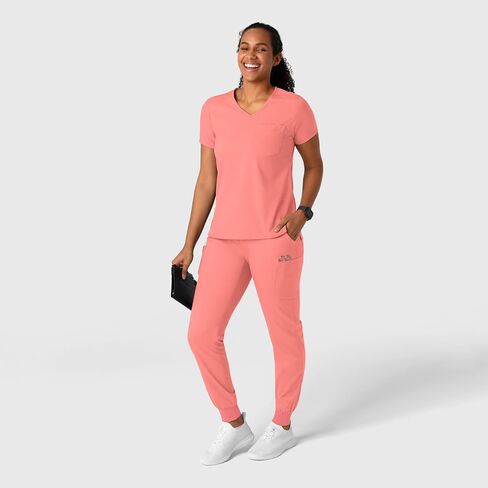 بنطال Wink Boundless للنساء من Jogger Scrub، Paradise Pink، L PET in Kuwait