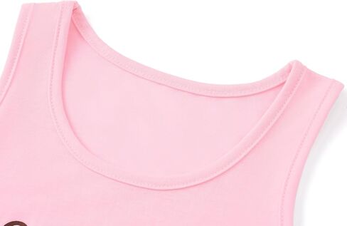 Topgal Summer Pajamas for Little/Big Girls - Tie Dye Kids' Tank Top & Shorts 2-Piece Sleepwear Set Size 6-18 in Saudi Arabia