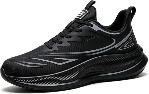 Men's Mesh Lightweight Fashion Sneakers, Breathable Walking Shoes,Shock-Absorbing Road-Running Shoes in Saudi Arabia