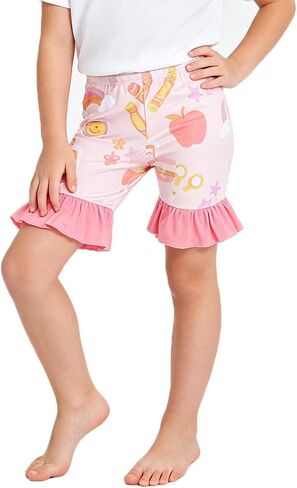 Toddler Girls Shorts Back to School Dance Under Dress Girls Pants 2-8Y in Saudi Arabia