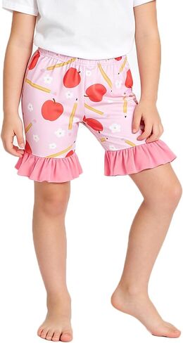 Toddler Girls Shorts Back to School Dance Under Dress Girls Pants 2-8Y in Saudi Arabia