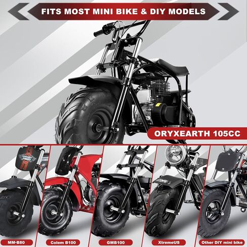 Oryxearth Mini Bike Front Forks Suspension, Universal Minibike Shock Absorber, Compatible with Coleman B100, Monster (Mega) Moto MM-B80 MM-B105, FRP GMB100, XtremepowerUS 99cc, Motovox 80cc 105cc in Saudi Arabia