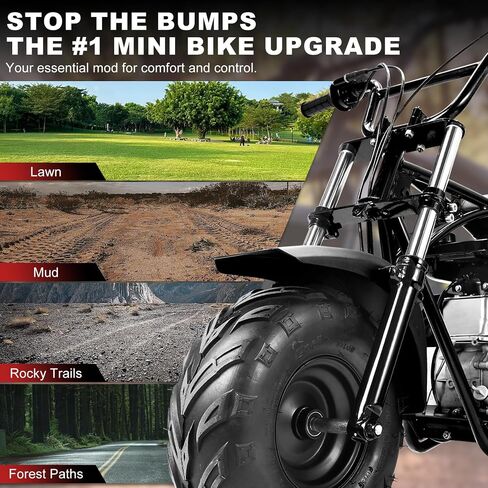 Oryxearth Mini Bike Front Forks Suspension, Universal Minibike Shock Absorber, Compatible with Coleman B100, Monster (Mega) Moto MM-B80 MM-B105, FRP GMB100, XtremepowerUS 99cc, Motovox 80cc 105cc in Saudi Arabia