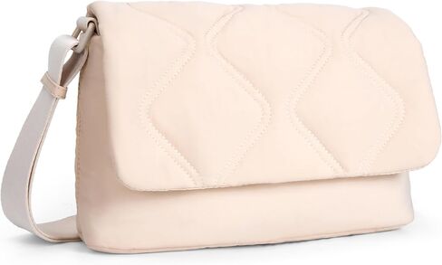 Lightweight Crossbody Bags for Women Daily/Travel, Quilted Puffy Purse with Adjustable Strap, Shoulder Handbags in Kuwait