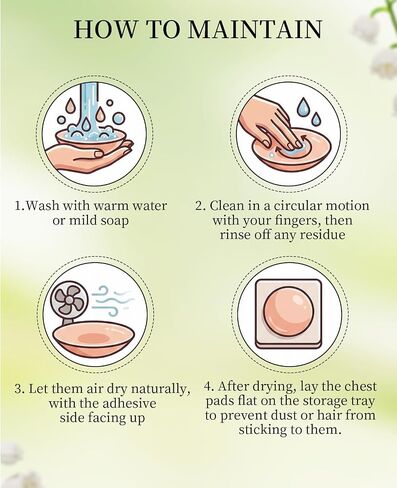 2 Pairs Reusable Nipple Covers for Women, Invisible Silicone Pasties with Lift (Nude Round & Teardrop) Ultra Thin Seamless Waterproof Breathable Sticky in Saudi Arabia