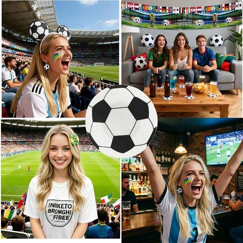 Lunedear World Soccer Cup Football Shaped Nipple Covers Women Sexy Breast Petals Thin Nipple Pasties Stickers in Saudi Arabia