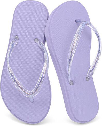 INMINPIN Kids Girls Cute Jelly Sandals Yoga Foam Flip Flops Non Slip Water Pool Thong Flat Sandals Summer Little/Big Kid Beach Essentials 2026 in Kuwait