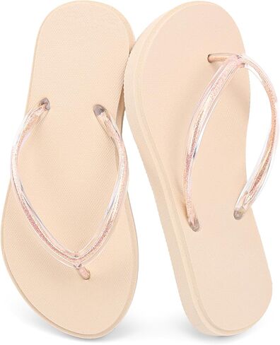 INMINPIN Kids Girls Cute Jelly Sandals Yoga Foam Flip Flops Non Slip Water Pool Thong Flat Sandals Summer Little/Big Kid Beach Essentials 2026 in Saudi Arabia