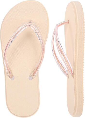 INMINPIN Kids Girls Cute Jelly Sandals Yoga Foam Flip Flops Non Slip Water Pool Thong Flat Sandals Summer Little/Big Kid Beach Essentials 2026 in Saudi Arabia