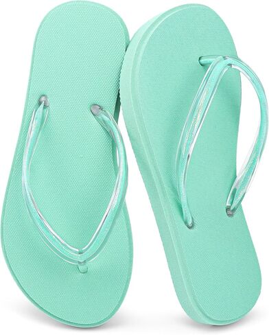 INMINPIN Kids Girls Cute Jelly Sandals Yoga Foam Flip Flops Non Slip Water Pool Thong Flat Sandals Summer Little/Big Kid Beach Essentials 2026 in Saudi Arabia
