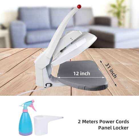 1600W Smart Steam Press Machine with LED Touch Screen and Voice Prompt, 26" Large Digital Steam Press for Clothes, Steam Iron Press with Powerful Steam Burst, Multiple Fabric Settings in Saudi Arabia