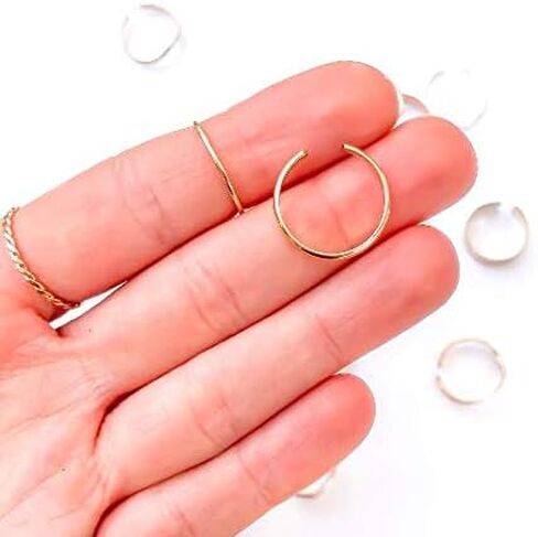 Gold Toe Ring, 14K Gold Filled, 12ga, Adjustable, Waterproof, Toe Rings for Women, Gold Toe Rings for Women, Gold Toe Ring Size 4, Gold Toe Ring Adjustable, Toe Rings Gold, Toe Ring for Men, Toe Rings in Saudi Arabia