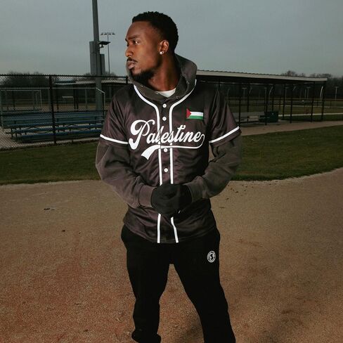 Wear The Peace Clothing Palestine Baseball Away Jersey in Saudi Arabia