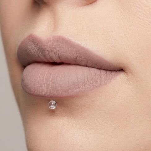 64 Pcs 16G Flat Back Clear Earrings for Sport Push in Clear Plastic Earring Studs Lip Piercing Labret Stud Tragus Helix Catilage Earrings for Surgery Work, 6mm 8mm 10mm 12mm in Saudi Arabia