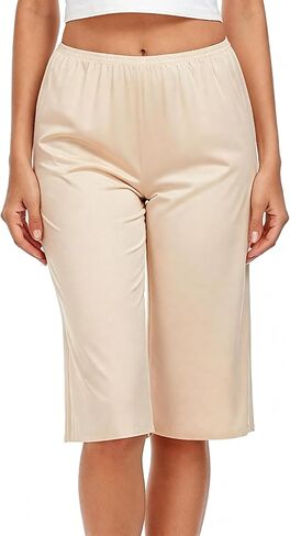 Culotte Slip Pettipants for Women Long Bloomers Slip Shorts for Under Dresses in Kuwait