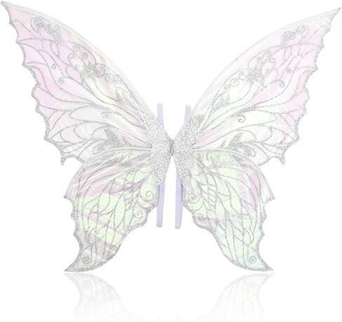 Fairy Wings Costume for Women, Sparkling Butterfly Fairy Wings for Party，Princess Costume for Dress Up Cosplay in Kuwait