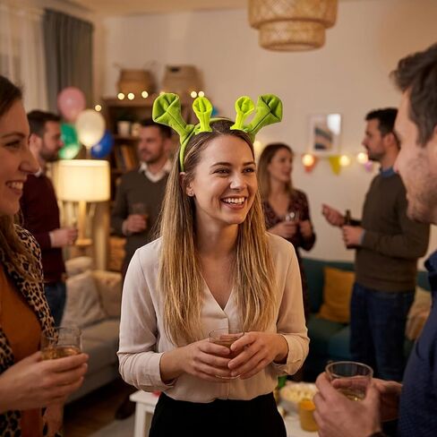 Ogre Ears, Halloween Ears, 12 Pcs for Costume Parties and Theater Performances, Green Ears Ideal for Themed Celebrations and Fantasy Cosplay Activities in Saudi Arabia