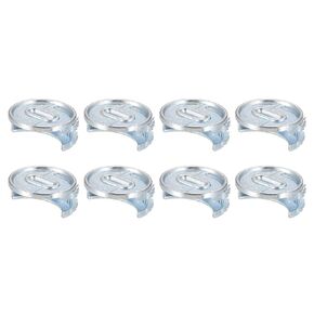 Cam Lock Nut for Furniture, 8pcs 24x11mm Joint Connector Locking Nuts Furniture Connecting Cam Fittings